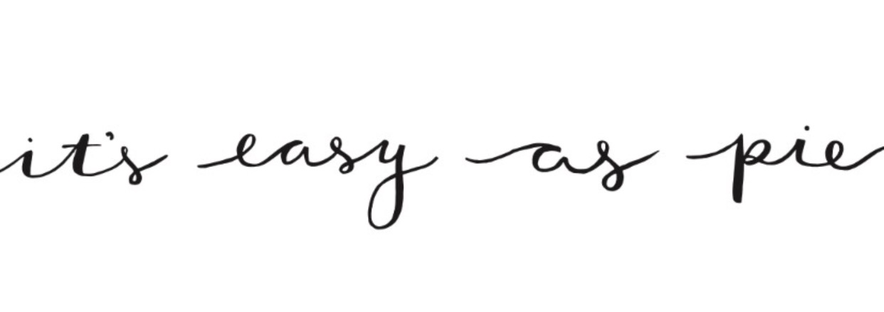 It's Easy As Pie