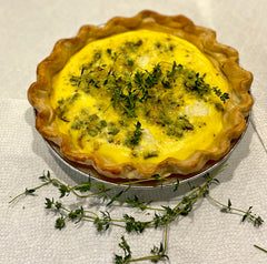 Spring Green Quiche