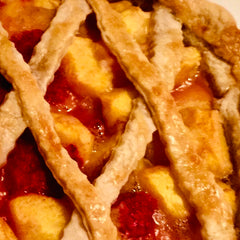 Peach Melba Pie