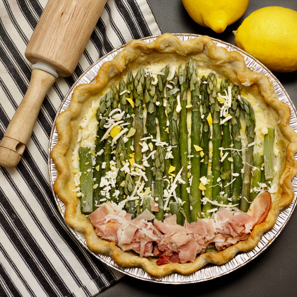 Spring Green Asparagus Pie