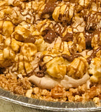 Pretzel, Peanut & Popcorn Pie