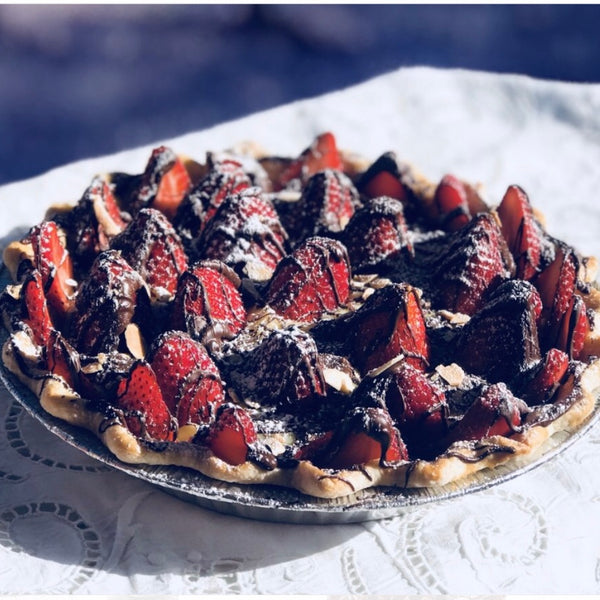 Chocolate Covered Strawberry Pie