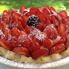 Strawberries & Cream Pie